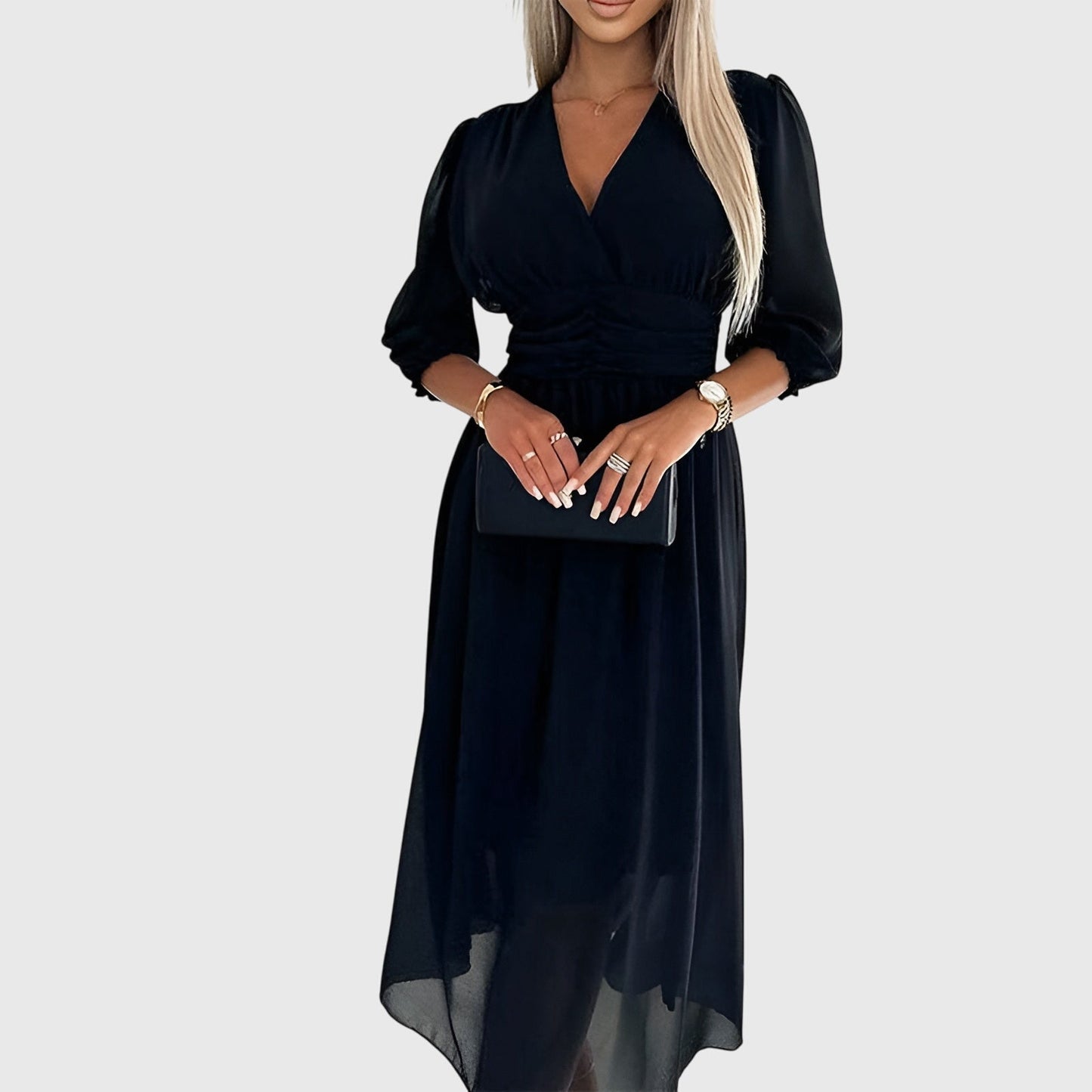 Norma | Lightweight Silky Chiffon Dress