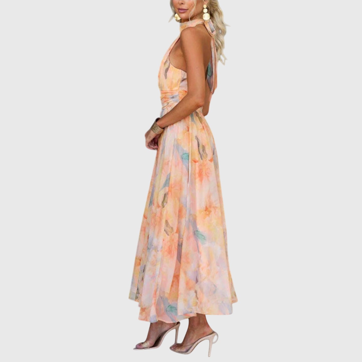Belinda | Halter Maxi Dress
