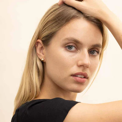 Jody | Round Earrings 18K Gold