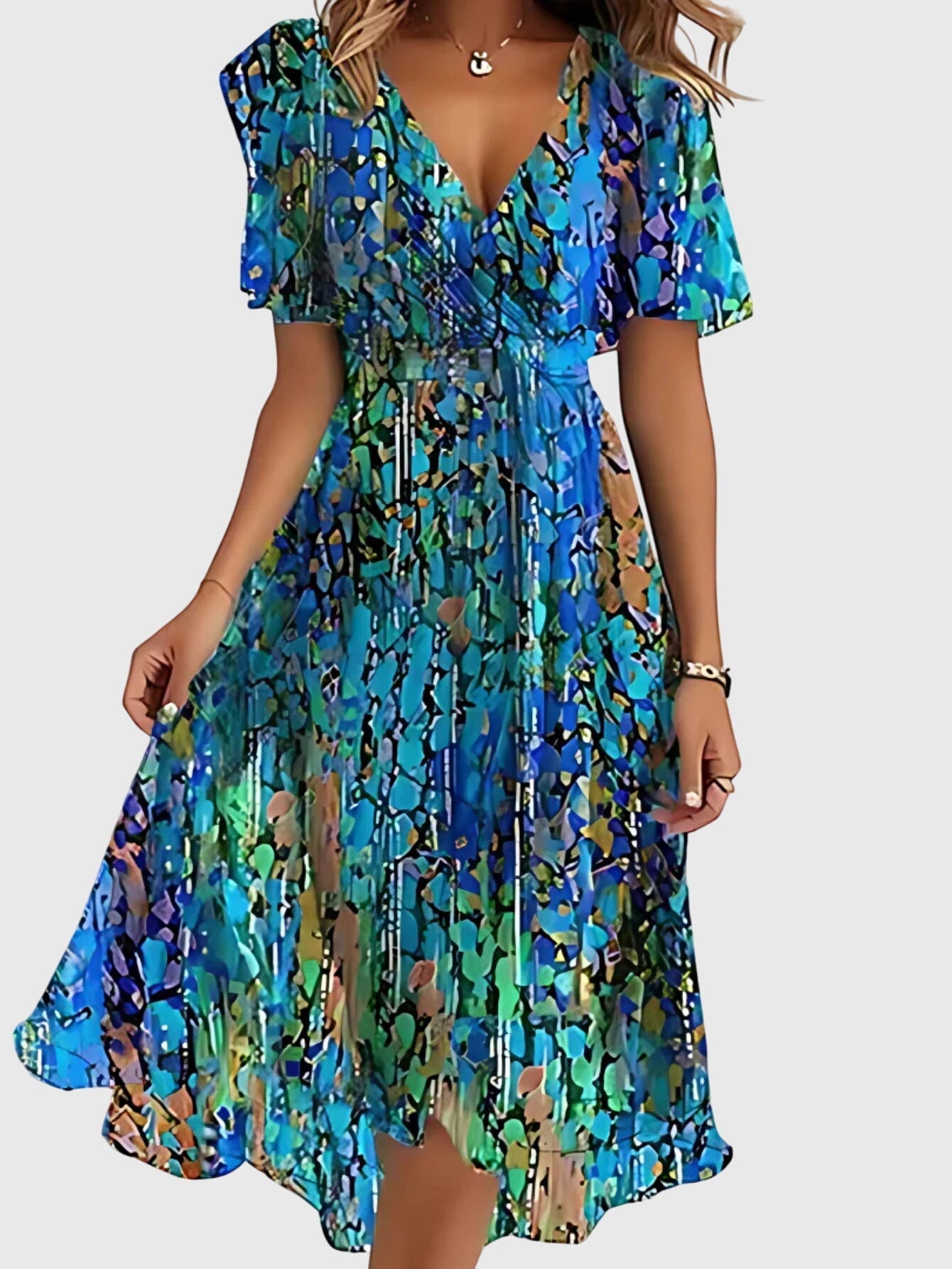 Rosa | Summer Dress With Belly Cover