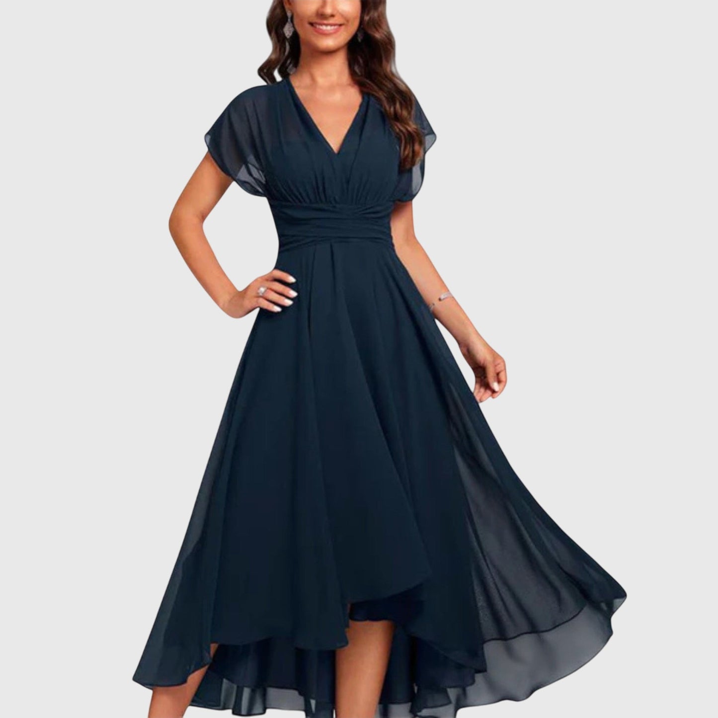 Roberta | V-Neck A-Line Dress