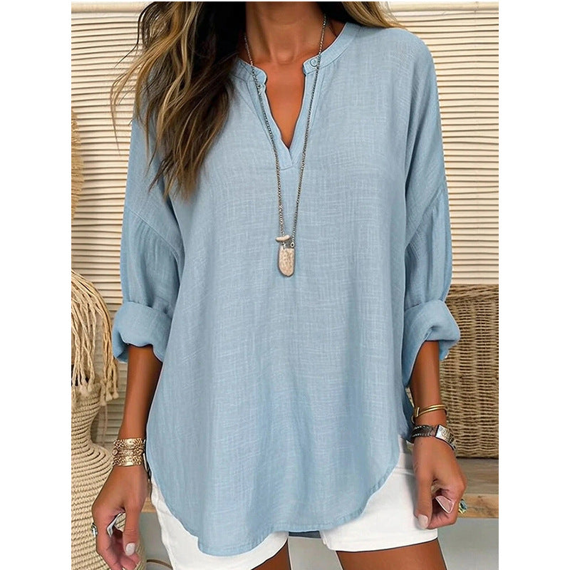 Moa | Chic V-Neck Blouse
