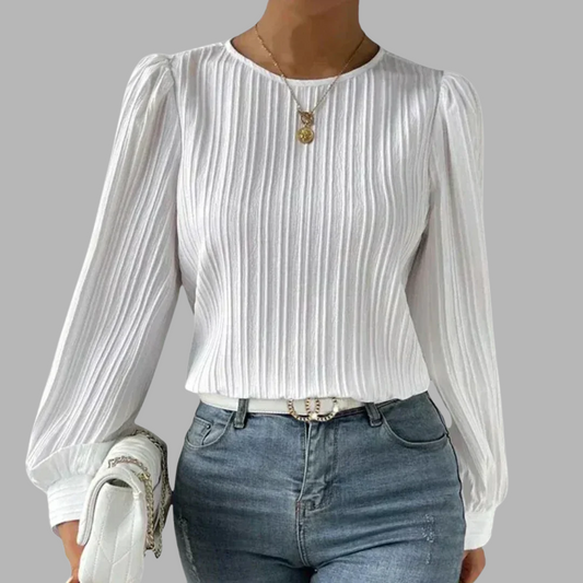 Anette | Chic Satin Blouse