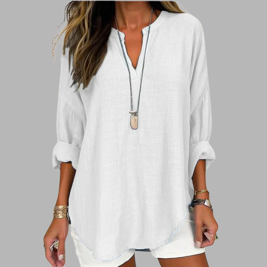 Moa | Chic V-Neck Blouse