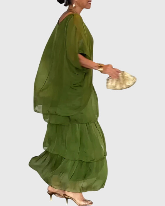 Bernadette | Long and Flowing Elegant Dress