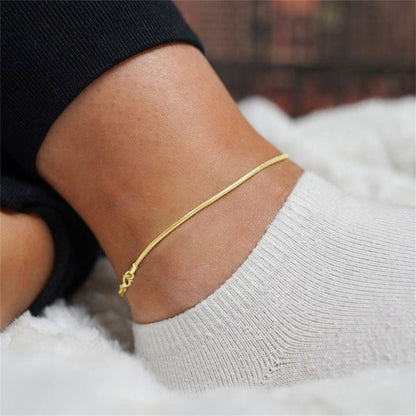Daisy | Pink Anklet 18K Gold