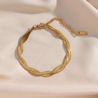Alison | Twisted Bracelet 18K Gold