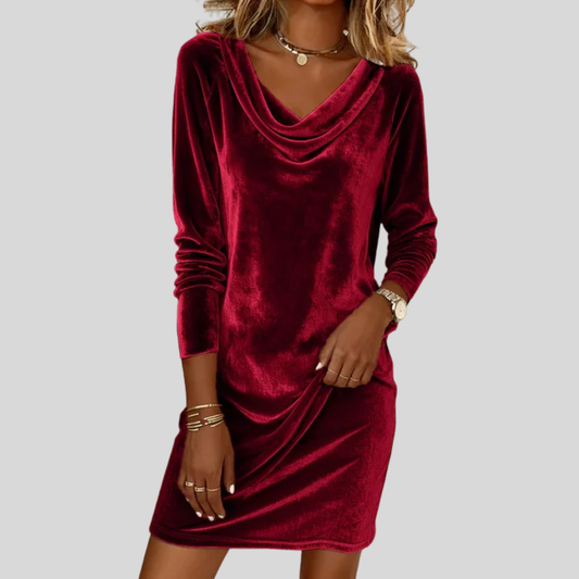 Frosina | Loose Fitting Velvet Dress