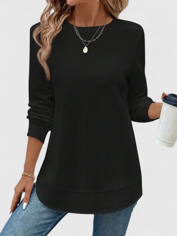 Jill | Elegant O-Neck Long Sleeve
