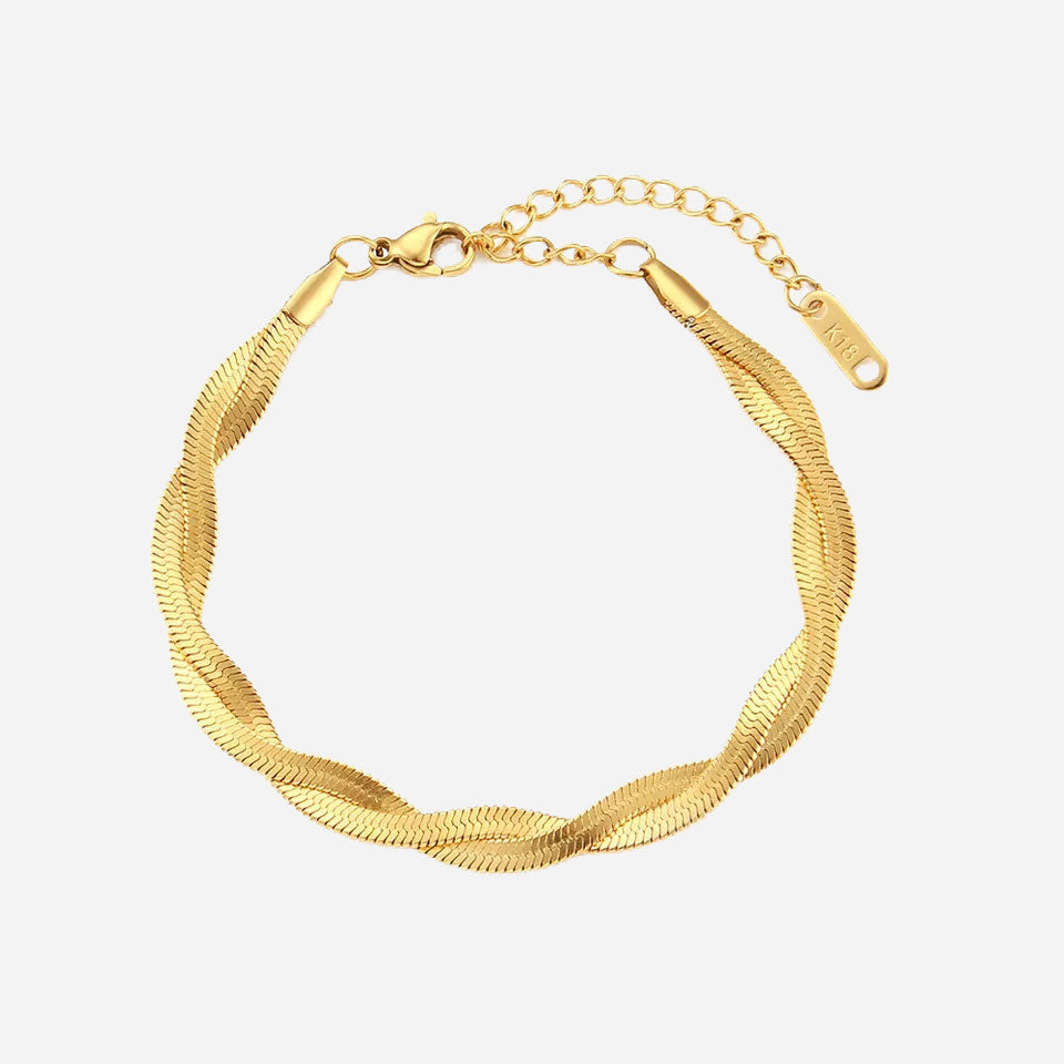 Alison | Twisted Bracelet 18K Gold