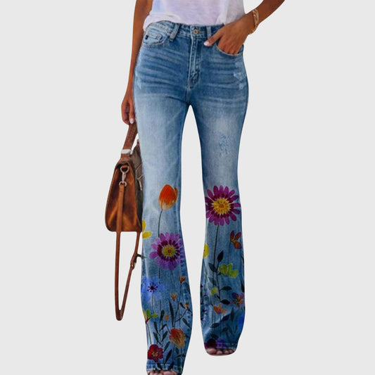 Cheri | Floral Print Pants