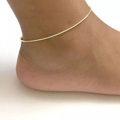 Daisy | Pink Anklet 18K Gold
