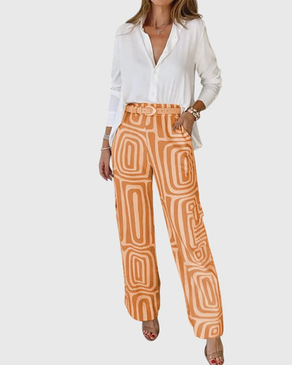 Dee | Stylish Pants + Free Blouse & Belt