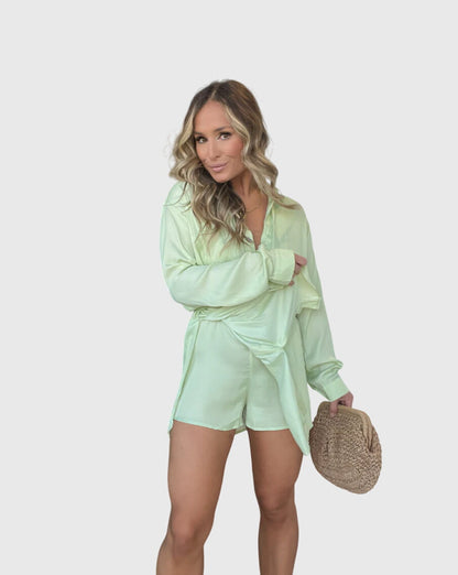 Faye | Elegant Romper Dress