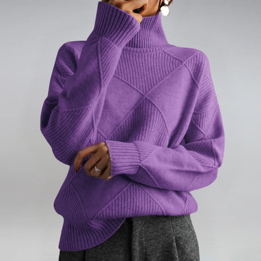 Angela | Modern  Turtleneck Sweater 1+1 Free