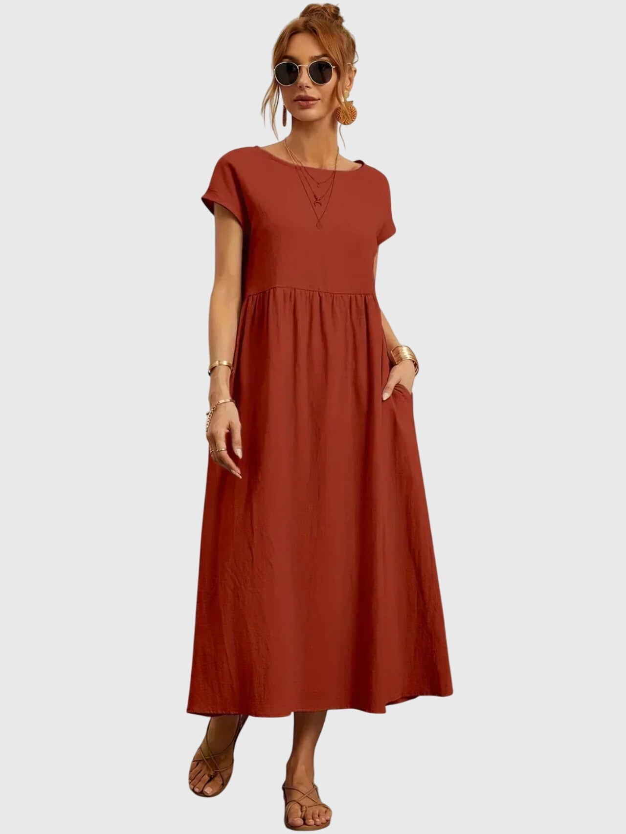 Luann | Casual Pocket Dress