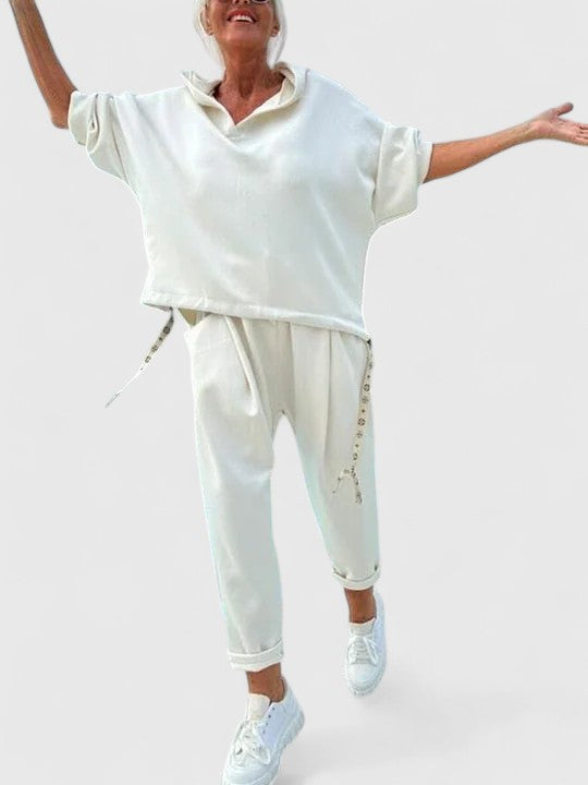 Fenna | Comfortable Hooded Sweatshirt Set