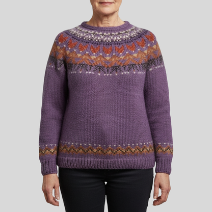 Lana | Elegant Vintage Crew Neck