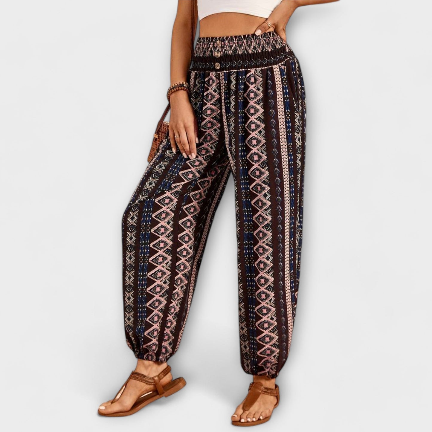 Emily | Ethnic Graphic Pants