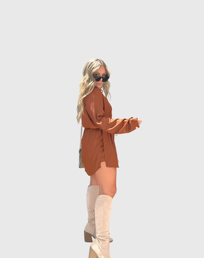 Faye | Elegant Romper Dress