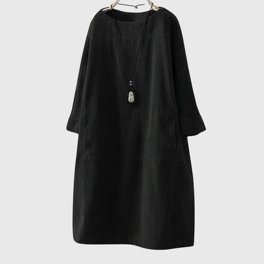 Marguerite | Relaxed Corduroy Midi Dress