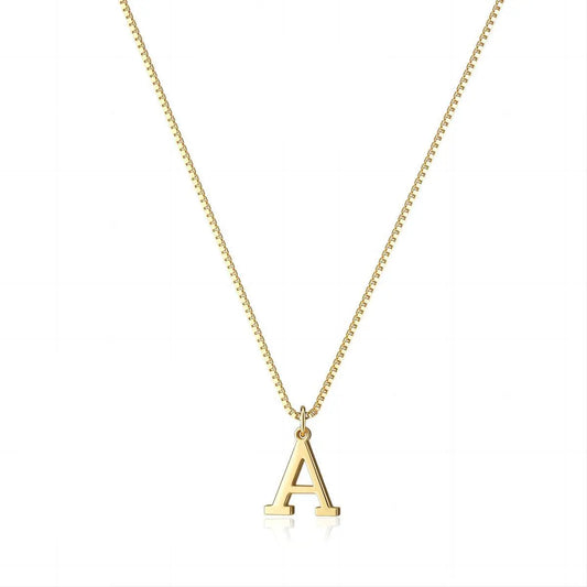 Rose | Initials Necklace in 18K Gold
