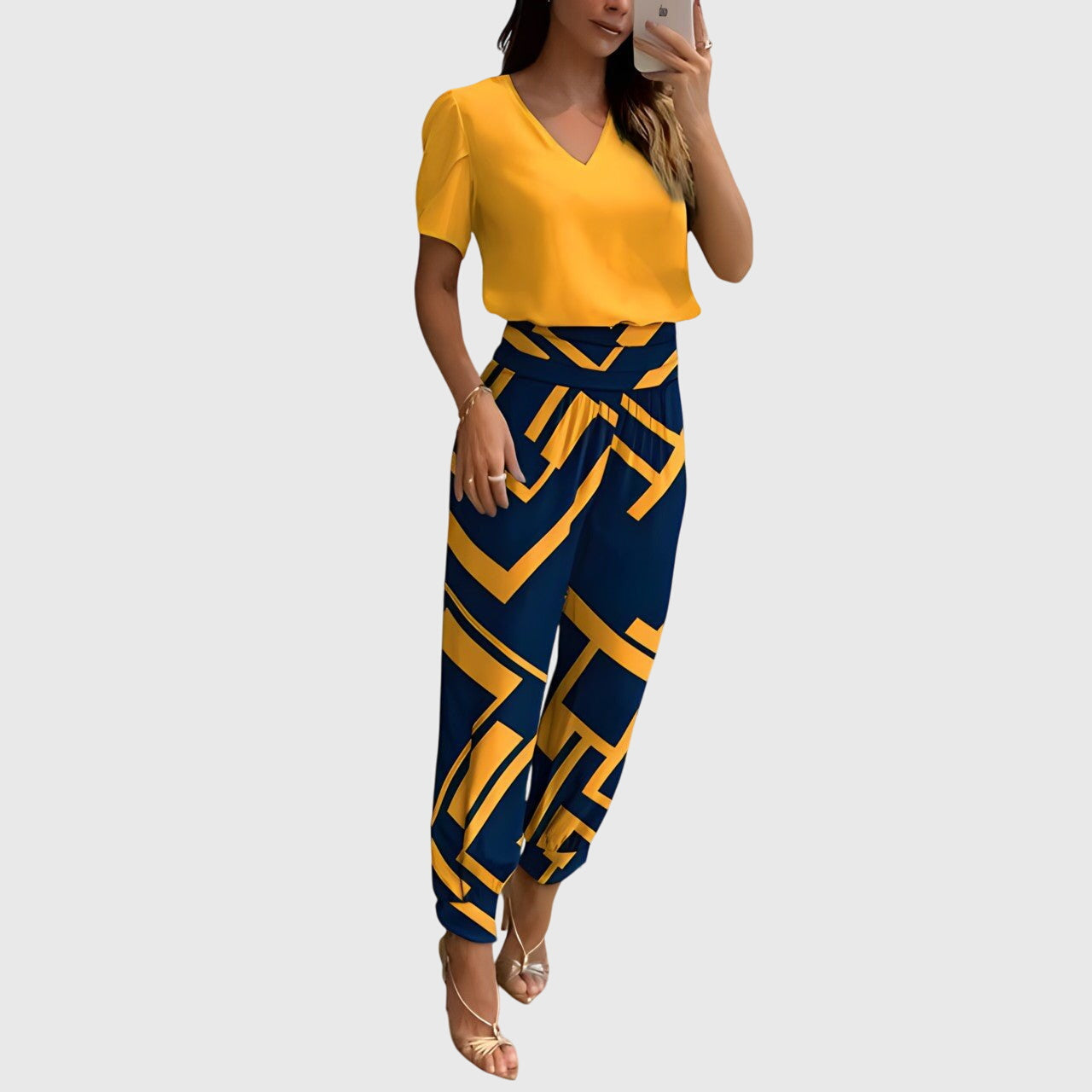 Josephine | Stylish Blouse and Pants Set