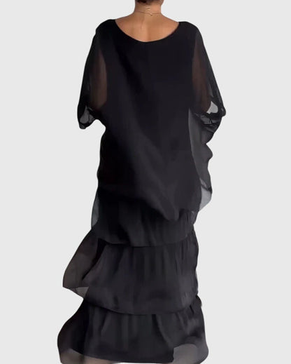 Bernadette | Long and Flowing Elegant Dress