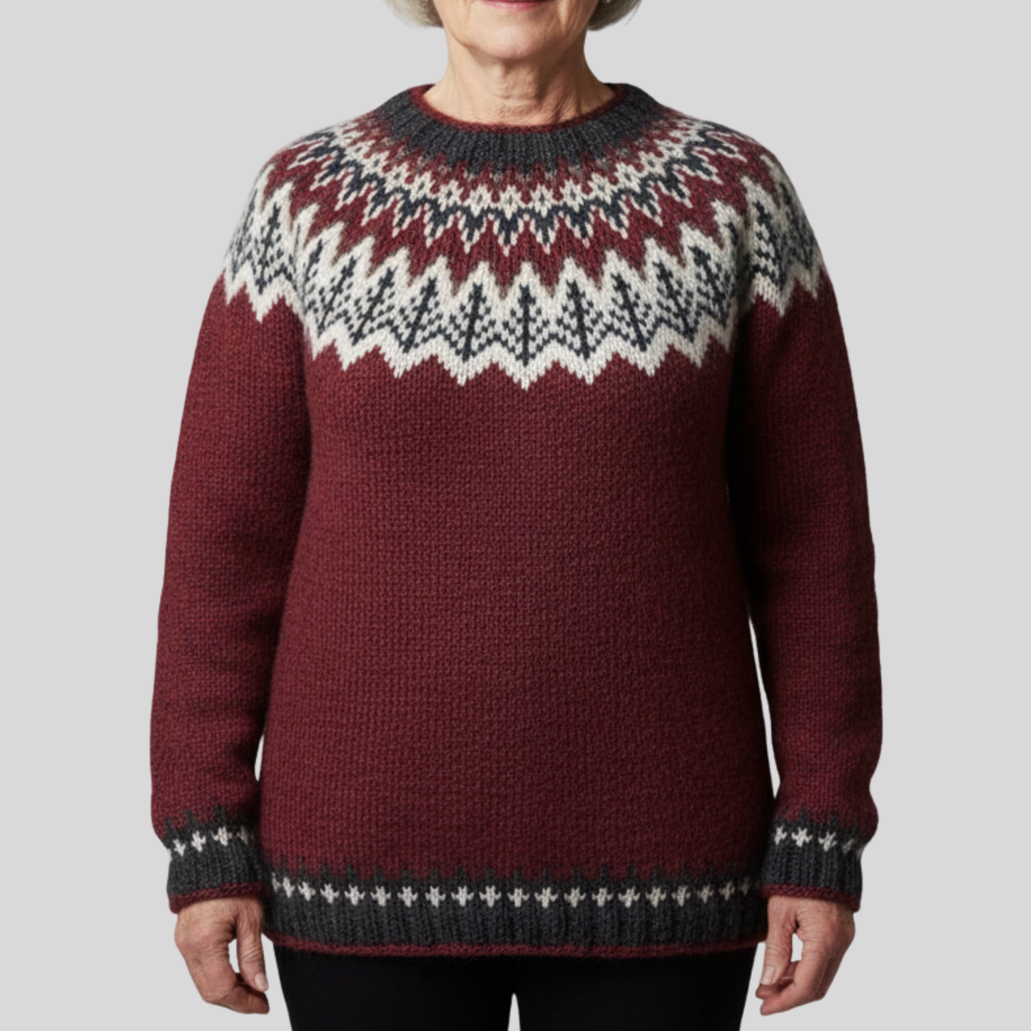 Lana | Elegant Vintage Crew Neck