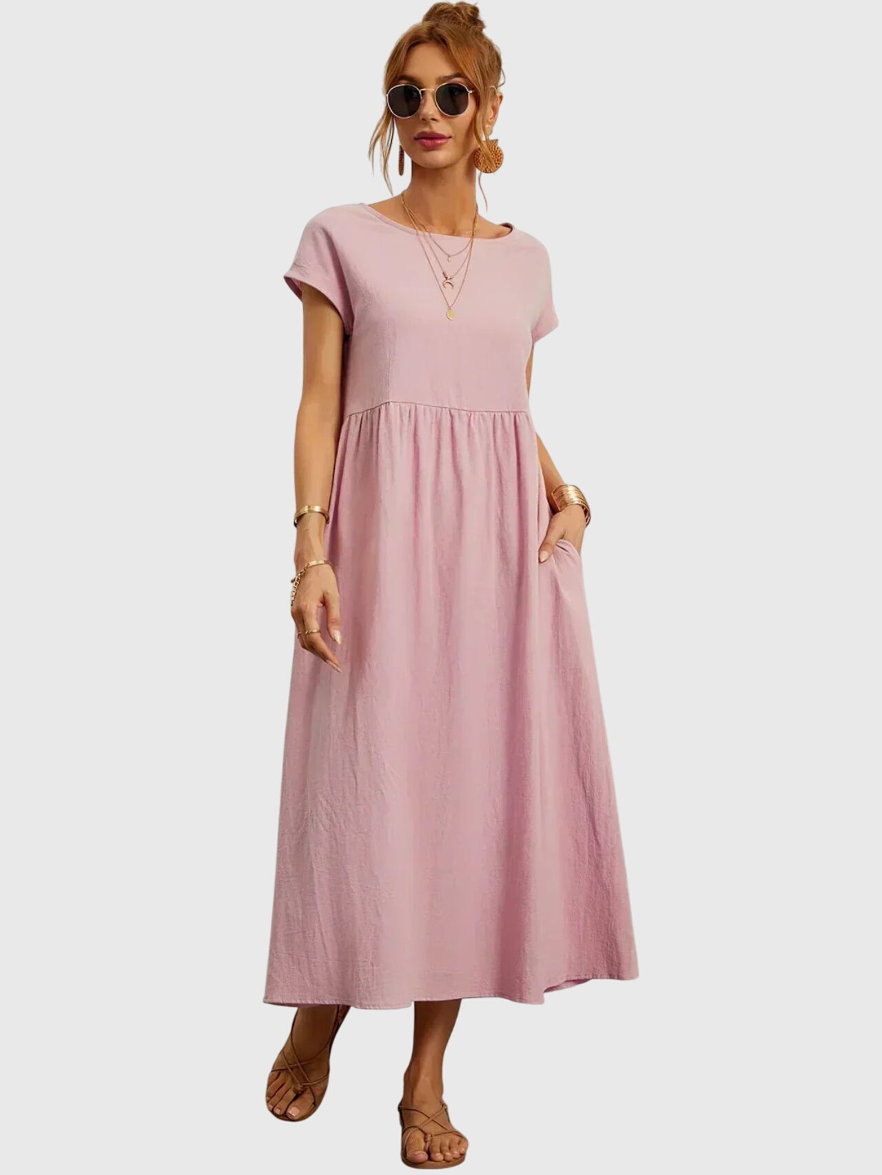 Luann | Casual Pocket Dress