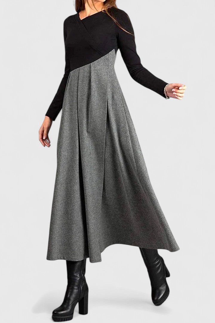 Shannon | Elegant Long Sleeve Maxi Dress