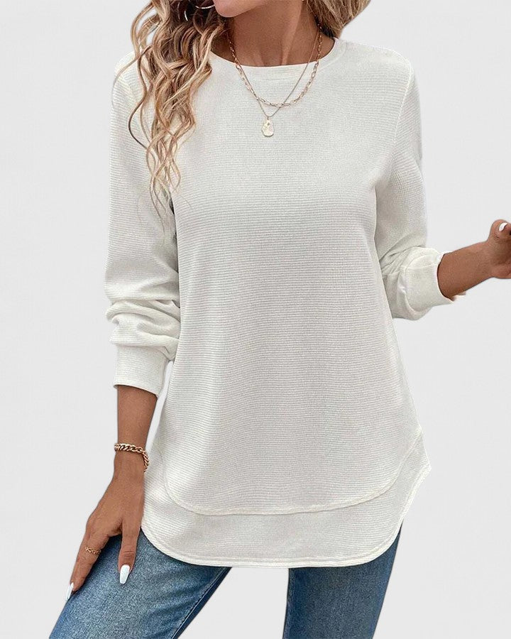 Jill | Elegant O-Neck Long Sleeve