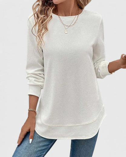 Jill | Elegant O-Neck Long Sleeve