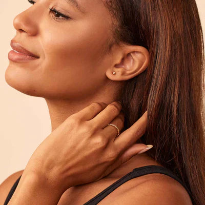 Jody | Round Earrings 18K Gold