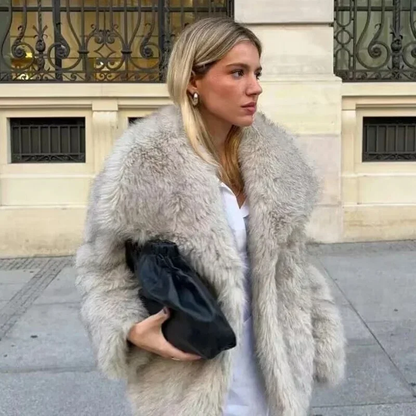 Vibeke | Fur Effect Coat