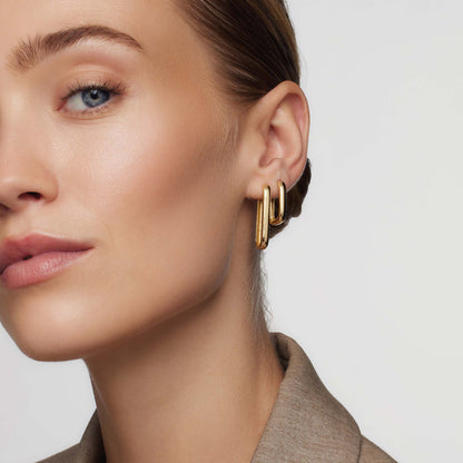 Dominique | Icon Hoops 18K Gold