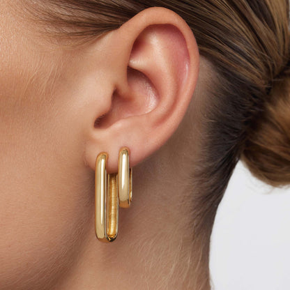 Dominique | Icon Hoops 18K Gold
