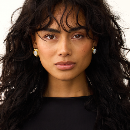 Kayla | Stud Earrings 18k Gold