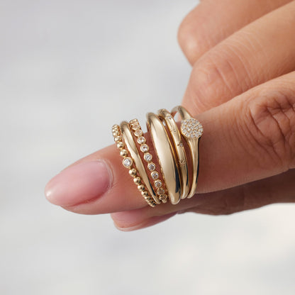 Blanca | Midi Ring 18k Gold
