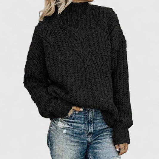 Stacy | Sophisticated Cable Knit Sweater