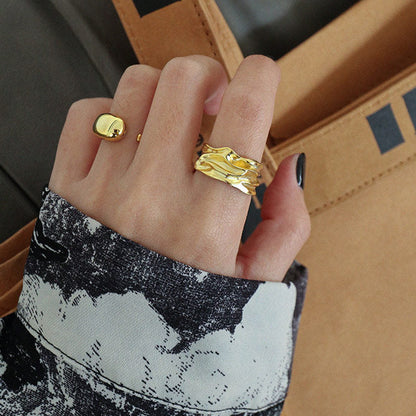 Mary Ann | Big Ring 18K Gold