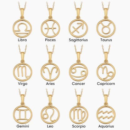 Clera | Zodiac Sign Necklace 18k Gold