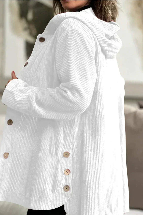Ellen | Jacket with Buttons and Hood