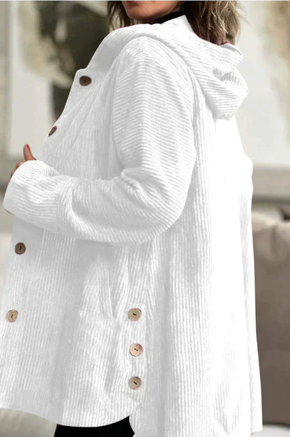 Ellen | Jacket with Buttons and Hood