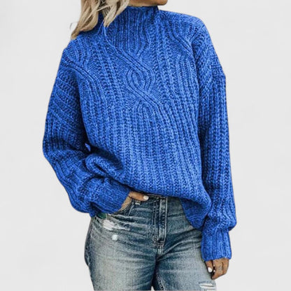 Stacy | Sophisticated Cable Knit Sweater
