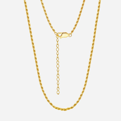 Sally | Rope Chain 18K Gold