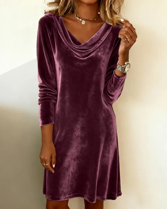 Frosina | Loose Fitting Velvet Dress