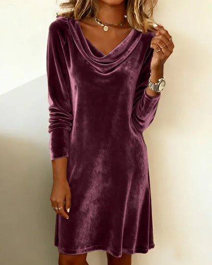 Frosina | Loose Fitting Velvet Dress
