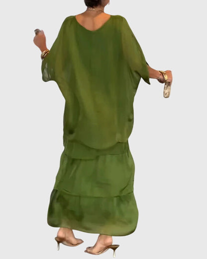 Bernadette | Long and Flowing Elegant Dress