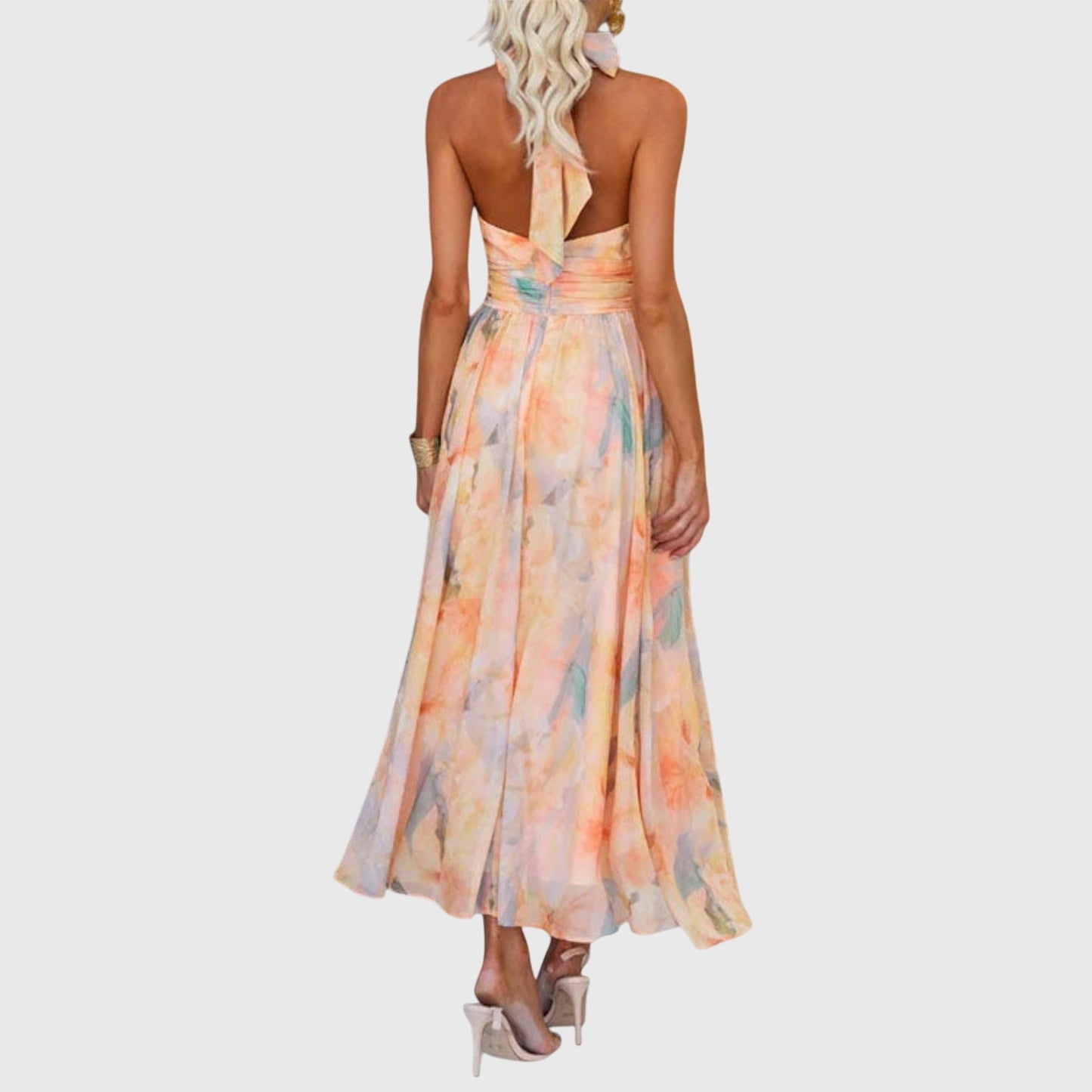 Belinda  | Halter Maxi Dress